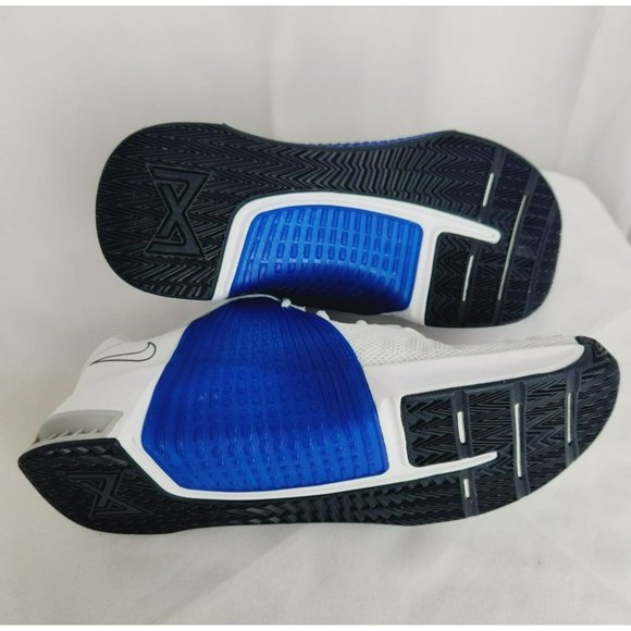 MEN'S NIKE METCON 9 WHITE BLUE BLACK DZ2617-700 WEIGHTLIFTING GYM - Picture 6 of 10